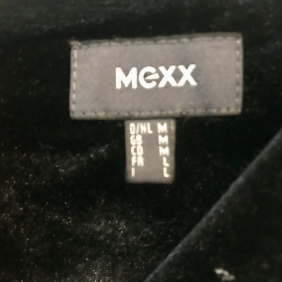 Mexx Black Velvet Clingy Dress - Picture 11 of 13